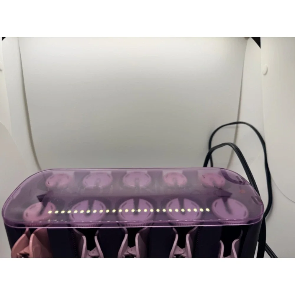 Remington H9102 Pro Hair Setter Thermaluxe Ceramic Hot Rollers Purple 20 Count